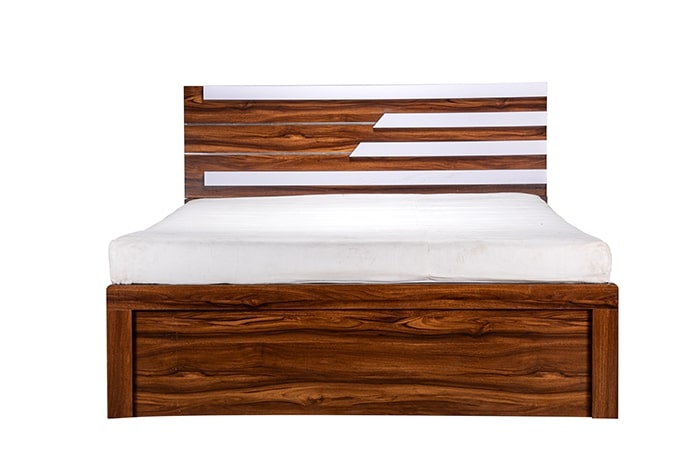 TR Alum Stripes Queen Bed (Storage)